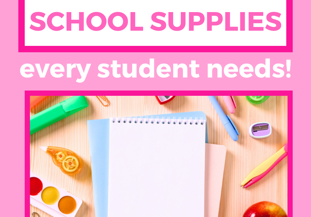15 Most Important College School Supplies Every Student Needs